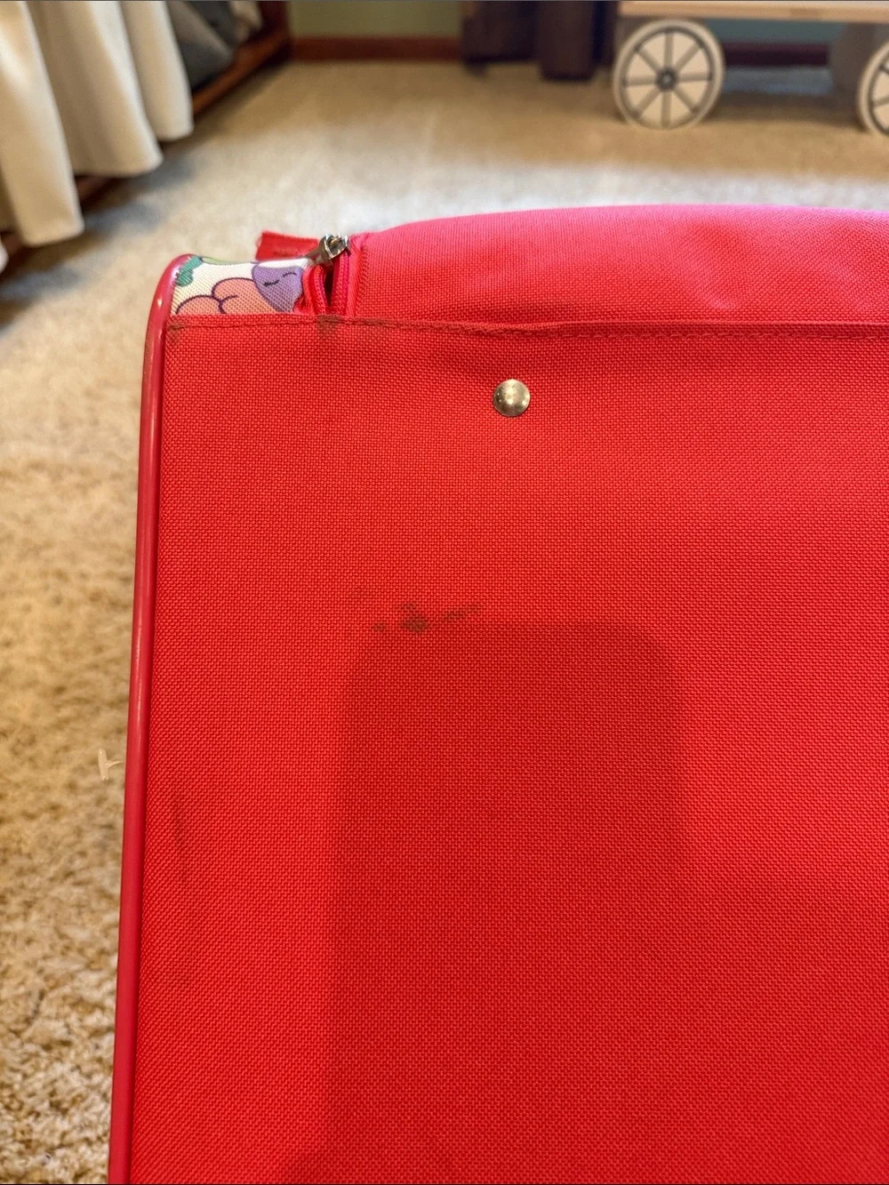 Squishmallows Pink-Trim Multicolor Cloud Characters Suitcase
